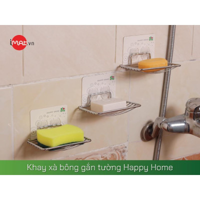 iMat Khay xà bông gắn tường Happy Home