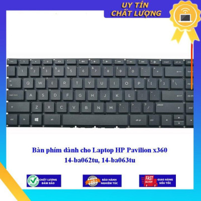 Bàn phím dùng cho Laptop HP Pavilion x360 14-ba062tu 14-ba063tu - Hàng Nhập Khẩu New Seal