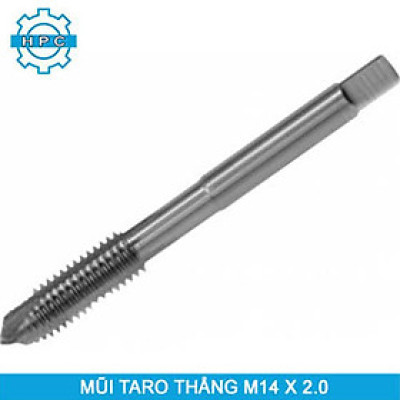 Mũi taro thẳng Volkel M 14 x 2.0