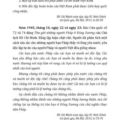 Hồ Chí Minh Gương Sáng Cho Muôn Đời - Di Sản Cho Muôn Đời Sau 