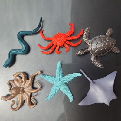 Bộ 6 đồ chơi sinh vật biển size lỡ: Rùa, cua, sao biển, cá đuối, lươn, bạch tuộc