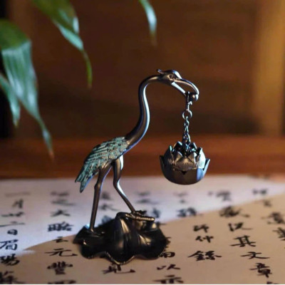 Hồng Hạc Đốt Trầm Hương, và hộp trầm Dùng Để decor Trang Trí