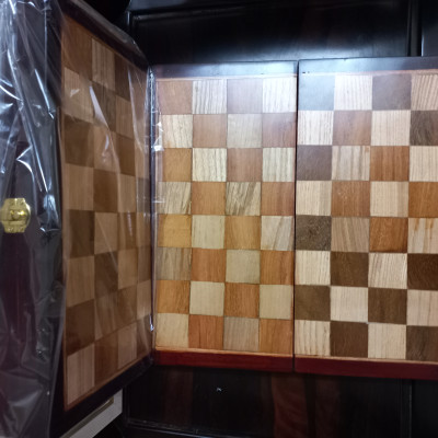 Bàn cờ vua gỗ hương kt mặt 35×36×3cm