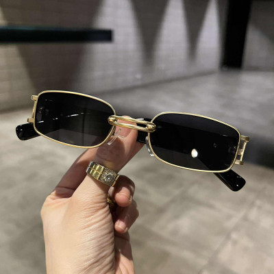 Kính râm Mắt vuông nhỏ retro siêu cá tính cho nam và nữ