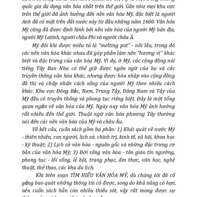 Tìm Hiểu Văn Hóa Mỹ