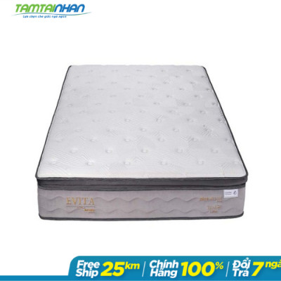 Nệm Lò Xo Túi Một Sợi Dunlopillo Evita - NEW kháng khuẩn, Êm Ái