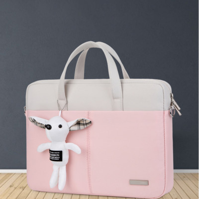 Túi chống sốc dành cho laptop macbook kèm gấu bông siêu cute đáng yêu