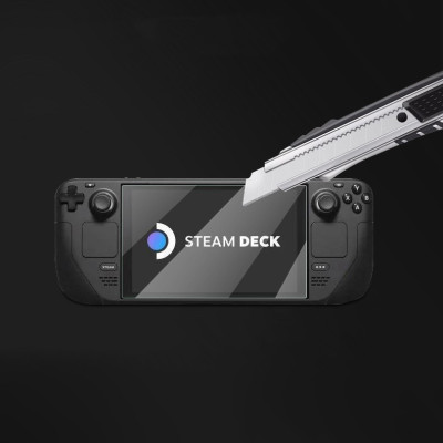 Miếng Dán Kính Cường Lực cho Máy Chơi Game Valve Steam Deck / Steam Deck OLED (Bộ 2 Miếng) - Hàng Chính Hãng
