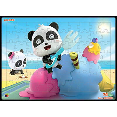 03 bộ tranh xếp hình 70 mảnh ghép khổ A3 – đồ chơi trí tuệ cho bé từ 3 tuổi – Combo 17