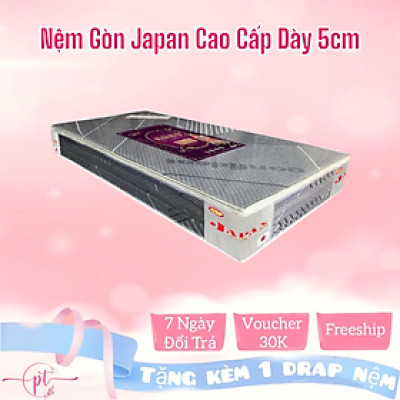 Nệm Gòn Japan Cao Cấp Gấp 3 Dày 5cm Đủ Size ( Giao Màu Ngẫu Nhiên )