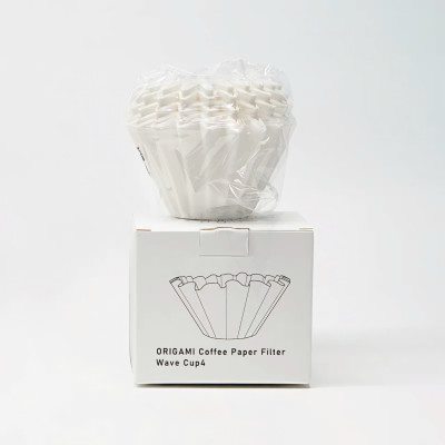Giấy lọc 50 tờ hình tròn Wave cho phễu kalita 155 185 ORIGAMI