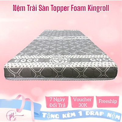 Topper Foam Kingroll Cao Cấp Dày 9cm Đủ Size Giao Màu Ngẫu Nhiên