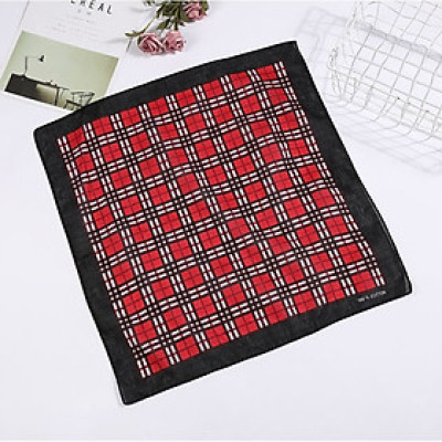 Khăn bandana turban kích thước 54x54cm nhiều mầu sắc - BND07 Viền đen