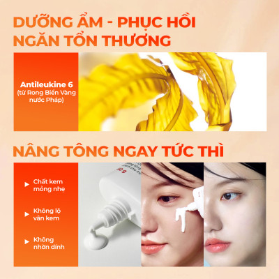 Combo 4 dưỡng da cơ bản và chống nắng Sắc Ngọc Khang [Nước tẩy trang 145ml + Sữa rửa mặt 100g + Nước hoa hồng 145ml + Kem chống nắng 50g]