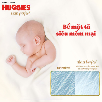[Tặng thêm miếng] Combo 2 Tã dán sơ sinh Tràm Trà Tự Nhiên Huggies NB40/NB70/S54/S80