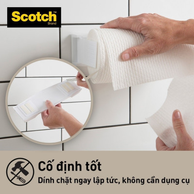 Băng dính hai mặt siêu dính 3M SCOTCH dùng trong nhà 110-S19, 19 mmx 1.5 m