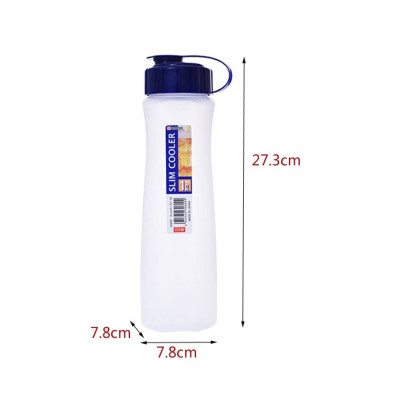 Combo 01 Bình đựng nước đa năng 1L (Màu trắng) + 03 Cốc nhựa uống nước Inomata 350ml có quai cầm - Nội địa Nhật Bản