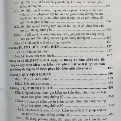 Luật Trật tự an toàn giao thông đường bộ - Hệ thống văn bản quy định chi tiết thi hành