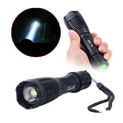 Đèn Pin T6 Siêu Sáng 5 Chế Độ Kèm Pin Và Bộ Sạc Có Ron Chống Nước