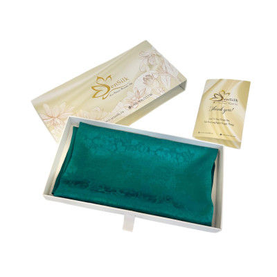 Khăn Lụa Cao Cấp Tơ Tằm Dệt Hoa Văn SenSilk – Quà Tặng Cao Cấp Đầy Ý Nghĩa 180x55cm, Woven Silk Scarves
