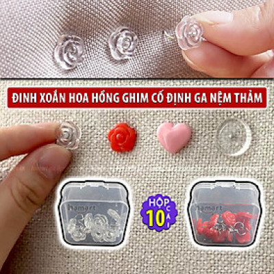 Đinh Cố Định Ga Giường Nút Ghim Xoắn Chống Trượt Thảm Nệm Đệm Ghế Sofa Hamart Tiện Lợi