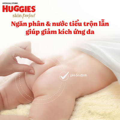 Combo 3 Tã/bỉm dán Huggies Skincare Super Jumbo M76+3/L68/XL60/XXL54