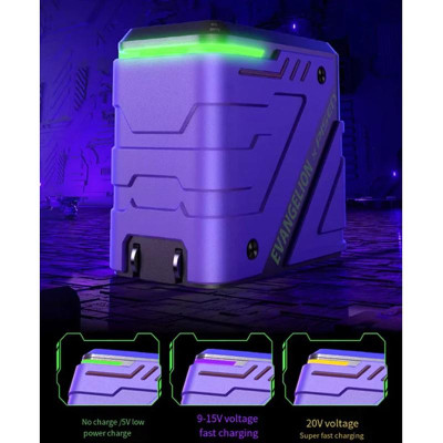 Bộ Sạc Nhanh Pisen Pro - EVA Mecha 65W GaNUltra 2C1A - Pisen CC1200