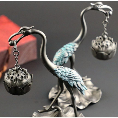 Hồng Hạc Đốt Trầm Hương, và hộp trầm Dùng Để decor Trang Trí