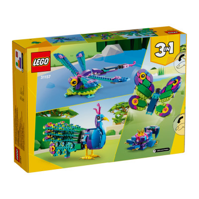 Đồ Chơi Lắp Ráp Mô Hình Chim Công Sặc Sỡ LEGO CREATOR 31157 (355 chi tiết)