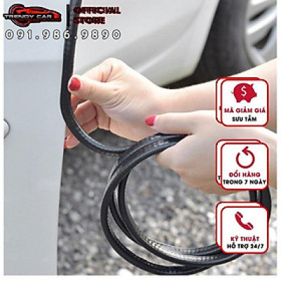 nẹp viền cao su chữ U lõi thép trang trí và chống trầy xước viền cánh cửa ô tô