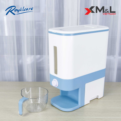 Thùng đựng gạo thông minh Royal Care 6068 - thùng đựng ngũ cốc, chống côn trùng, ẩm mốc