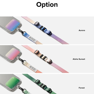 Dây đeo cho điện thoại RINGKE Holder Link & Snap Hook Lanyard Strap - Hàng Chính Hãng