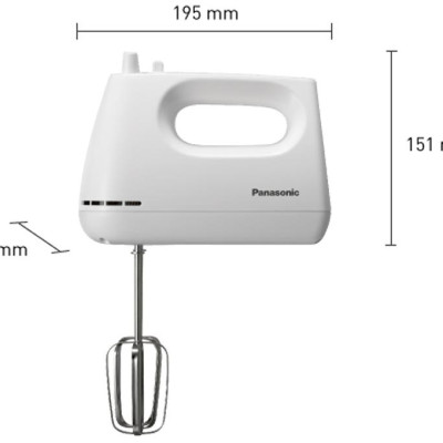 Máy đánh trứng Panasonic MK-GH3WRA - Hàng chính hãng