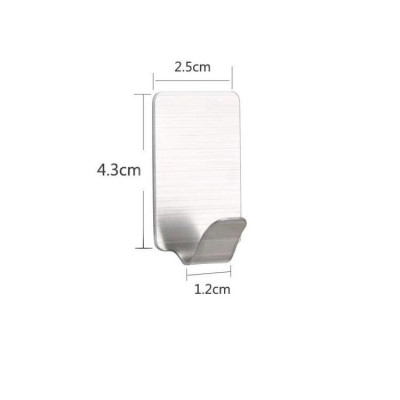 Móc Dán Tường Inox Nhỏ Gọn, Treo Đồ Dùng Nhà Tắm - Bếp, Đồ Dùng Gia Đình, Siêu Dính, Giá Rẻ , Đa Năng, Tiện Lợi, Nhỏ Gọn - Taky Home 2002