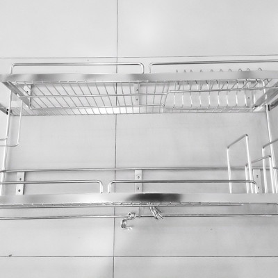 Kệ chén đa năng Inox 304 cao cấp dài 90 cm  (D90 x W28 x H45)