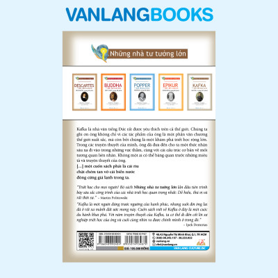 Những Nhà Tư Tưởng Lớn - Kafka Trong 60 Phút - Vanlangbooks