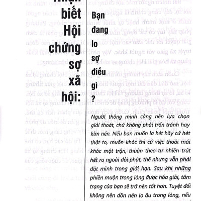 Ám Ảnh Sợ Xã Hội - Chạy Trốn Hay Đối Mặt (Tái Bản)