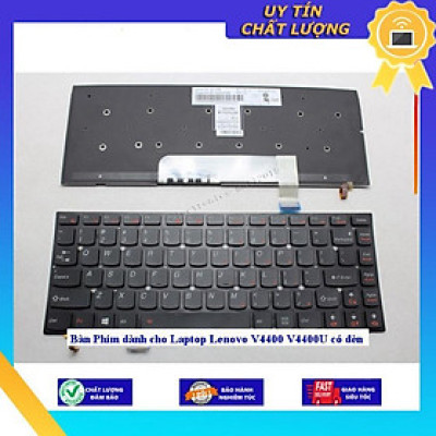 Bàn Phím dùng cho Laptop Lenovo V4400 V4400U có đèn - Hàng Nhập Khẩu New Seal