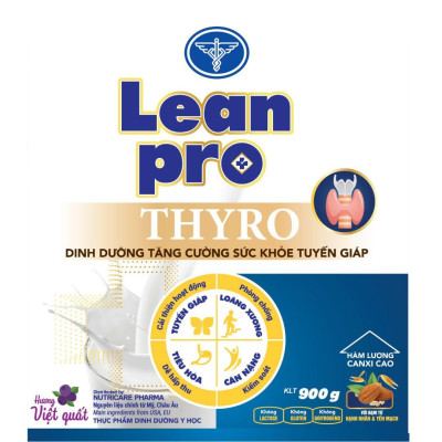 Sữa Lean Pro Thyro Dinh Dưỡng Tăng Cường Sức Khỏe Tuyến Giáp 900g