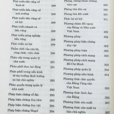 Thuật Ngữ Lý Luận Chính Trị