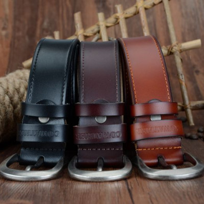 Thắt Lưng Da Bò Chính hãng COWATHER XF011 Nâu Vàng