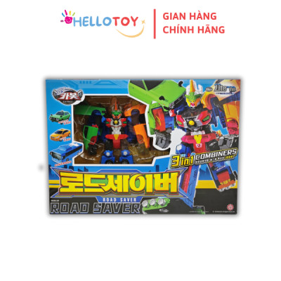 Đồ Chơi Mô Hình Lắp Ráp Xe Hơi Biến Hình Cỡ Vừa HELLÔ CARBOT Road Saver