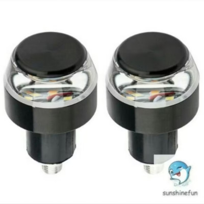 BỘ 2 ĐẦU GÙ TAY LÁI XE MÁY CÓ ĐÈN LED TRANG TRÍ XIN NHAN CỰC ĐẸP 