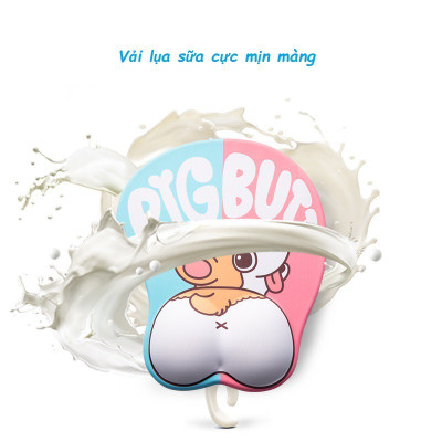 Miếng Lót Chuột Có Đệm 3D Mouse Pad Shin Áo Đỏ – Hàng Nhập Khẩu
