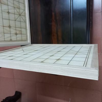 Bàn cờ tướng có cả quân gỗ trắc 