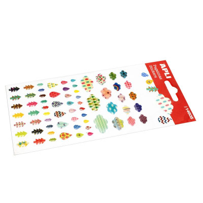 Sticker Mây, Giọt Nước Và Cây - APLI 14605