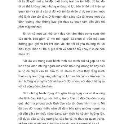 Nghệ Thuật Lãnh Đạo Tận Tâm