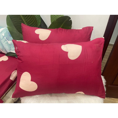 Vỏ Gối Nằm Cotton Poly kích thước 45x65cm, k xù lông k phai màu, màu sắc nét nhiều mẫu cực đẹp. 1 ĐÔI
