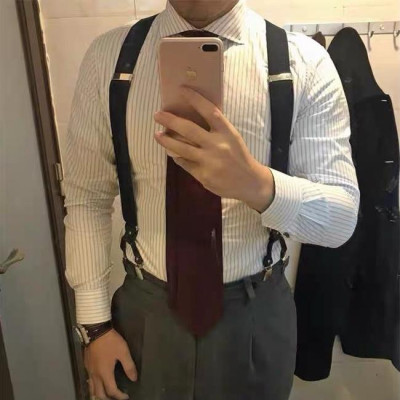 Suspender nam, Dây đai chữ Y bản 3,5cm đai 3 khóa chất liệu cao cấp WEMAN - SPD2201