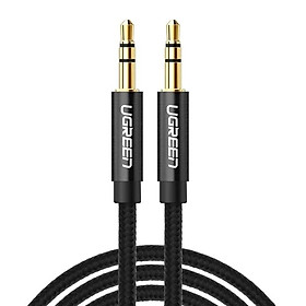 Ugreen UG50361AV112TK 1M màu Đen Cáp âm thanh 2 đầu 3.5mm dương - HÀNG CHÍNH HÃNG
